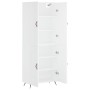 Aparador alto madera contrachapada blanco 69,5x34x180 cm de vidaXL, Aparadores - Ref: Foro24-3195763, Precio: 140,99 €, Descu...