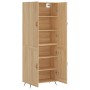 Aparador alto madera contrachapada color roble 69,5x34x180 cm de vidaXL, Aparadores - Ref: Foro24-3195766, Precio: 143,25 €, ...