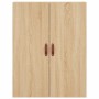 Aparador alto madera contrachapada color roble 69,5x34x180 cm de vidaXL, Aparadores - Ref: Foro24-3195766, Precio: 143,25 €, ...