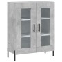 Aparador alto madera contrachapada gris hormigón 69,5x34x180 cm de vidaXL, Aparadores - Ref: Foro24-3195743, Precio: 151,47 €...