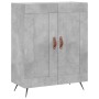 Concrete gray plywood tall sideboard 69.5x34x180 cm by vidaXL, Sideboards - Ref: Foro24-3195767, Price: 144,99 €, Discount: %