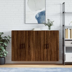 Wall cabinets 2 units brown oak 69.5x34x90 cm by vidaXL, Sideboards - Ref: Foro24-3195650, Price: 152,75 €, Discount: %