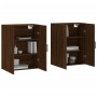 Wall cabinets 2 units brown oak 69.5x34x90 cm by vidaXL, Sideboards - Ref: Foro24-3195650, Price: 151,99 €, Discount: %