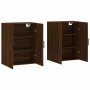 Wall cabinets 2 units brown oak 69.5x34x90 cm by vidaXL, Sideboards - Ref: Foro24-3195650, Price: 151,99 €, Discount: %