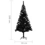 Artificial Christmas tree with black PVC stand 180 cm by vidaXL, Christmas trees - Ref: Foro24-321001, Price: 48,36 €, Discou...