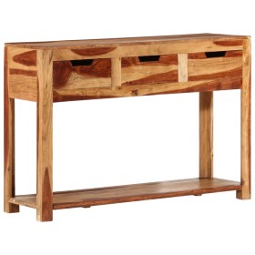 Mesa consola madera maciza de acacia 110x35x75 cm de vidaXL, Mesas auxiliares - Ref: Foro24-338432, Precio: 154,99 €, Descuen...