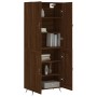 Tall oak brown plywood sideboard 69.5x34x180 cm by vidaXL, Sideboards - Ref: Foro24-3195770, Price: 140,99 €, Discount: %