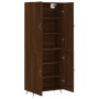 Tall oak brown plywood sideboard 69.5x34x180 cm by vidaXL, Sideboards - Ref: Foro24-3195770, Price: 140,99 €, Discount: %