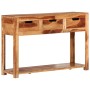 Mesa consola madera maciza de acacia 110x35x75 cm de vidaXL, Mesas auxiliares - Ref: Foro24-338432, Precio: 154,99 €, Descuen...