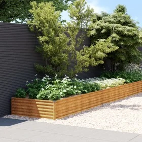 Jardinera acero corten 960x100x36 cm de vidaXL, Maceteros y jardineras - Ref: Foro24-152000, Precio: 154,07 €, Descuento: %