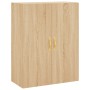 Aparador alto madera contrachapada color roble 69,5x34x180 cm de vidaXL, Aparadores - Ref: Foro24-3195942, Precio: 166,83 €, ...