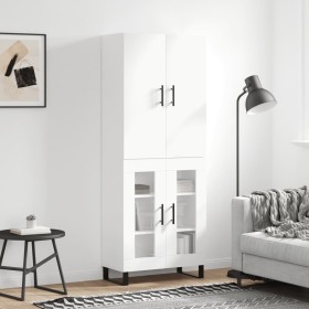 Tall white plywood sideboard 69.5x34x180 cm by vidaXL, Sideboards - Ref: Foro24-3195755, Price: 167,99 €, Discount: %