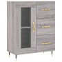 High sideboard sonoma gray plywood 69.5x34x180 cm by vidaXL, Sideboards - Ref: Foro24-3195945, Price: 161,67 €, Discount: %