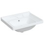 Lavabo de baño rectangular cerámica blanco 61x48x23 cm de vidaXL, Lavabos - Ref: Foro24-153704, Precio: 64,23 €, Descuento: %