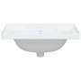 Lavabo de baño rectangular cerámica blanco 61x48x23 cm de vidaXL, Lavabos - Ref: Foro24-153704, Precio: 64,23 €, Descuento: %