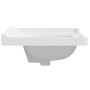 Lavabo de baño rectangular cerámica blanco 61x48x23 cm de vidaXL, Lavabos - Ref: Foro24-153704, Precio: 64,23 €, Descuento: %