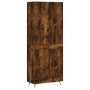 Tall smoked oak plywood sideboard 69.5x34x180 cm by vidaXL, Sideboards - Ref: Foro24-3195768, Price: 136,85 €, Discount: %