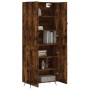 Tall smoked oak plywood sideboard 69.5x34x180 cm by vidaXL, Sideboards - Ref: Foro24-3195768, Price: 136,85 €, Discount: %