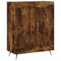 Tall smoked oak plywood sideboard 69.5x34x180 cm by vidaXL, Sideboards - Ref: Foro24-3195768, Price: 136,85 €, Discount: %