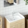 Lavabo de baño rectangular cerámica blanco 71x48x23 cm de vidaXL, Lavabos - Ref: Foro24-153705, Precio: 71,97 €, Descuento: %