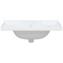 Lavabo de baño rectangular cerámica blanco 71x48x23 cm de vidaXL, Lavabos - Ref: Foro24-153705, Precio: 71,97 €, Descuento: %