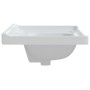 Lavabo de baño rectangular cerámica blanco 71x48x23 cm de vidaXL, Lavabos - Ref: Foro24-153705, Precio: 71,97 €, Descuento: %