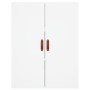 Tall white plywood sideboard 69.5x34x180 cm by vidaXL, Sideboards - Ref: Foro24-3195931, Price: 166,19 €, Discount: %