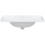 Rectangular white ceramic bathroom sink 81x48x23 cm by vidaXL, Sinks - Ref: Foro24-153706, Price: 86,04 €, Discount: %