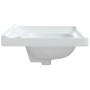 Lavabo de baño rectangular cerámica blanco 81x48x23 cm de vidaXL, Lavabos - Ref: Foro24-153706, Precio: 86,04 €, Descuento: %