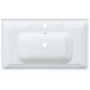 Lavabo de baño rectangular cerámica blanco 81x48x23 cm de vidaXL, Lavabos - Ref: Foro24-153706, Precio: 86,04 €, Descuento: %