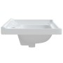 Lavabo de baño rectangular cerámica blanco 91,5x48x23 cm de vidaXL, Lavabos - Ref: Foro24-153707, Precio: 135,44 €, Descuento: %