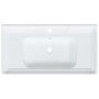 Lavabo de baño rectangular cerámica blanco 91,5x48x23 cm de vidaXL, Lavabos - Ref: Foro24-153707, Precio: 135,44 €, Descuento: %