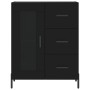 Aparador alto madera contrachapada negro 69,5x34x180 cm de vidaXL, Aparadores - Ref: Foro24-3195964, Precio: 177,99 €, Descue...