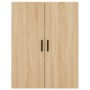 Aparador alto madera contrachapada color roble 69,5x34x180 cm de vidaXL, Aparadores - Ref: Foro24-3195966, Precio: 167,59 €, ...