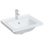 Lavabo de baño rectangular cerámica blanco 61x48x19,5 cm de vidaXL, Lavabos - Ref: Foro24-153709, Precio: 67,97 €, Descuento: %