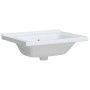 Lavabo de baño rectangular cerámica blanco 61x48x19,5 cm de vidaXL, Lavabos - Ref: Foro24-153709, Precio: 67,97 €, Descuento: %