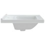 Lavabo de baño rectangular cerámica blanco 61x48x19,5 cm de vidaXL, Lavabos - Ref: Foro24-153709, Precio: 67,97 €, Descuento: %