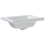 White ceramic rectangular bathroom sink 61x48x19.5 cm by vidaXL, Sinks - Ref: Foro24-153709, Price: 67,97 €, Discount: %