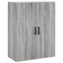 Aparador alto madera contrachapada gris sonoma 69,5x34x180 cm de vidaXL, Aparadores - Ref: Foro24-3195969, Precio: 173,55 €, ...