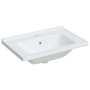 Lavabo de baño rectangular cerámica blanco 71x48x19,5 cm de vidaXL, Lavabos - Ref: Foro24-153710, Precio: 68,14 €, Descuento: %