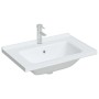 Lavabo de baño rectangular cerámica blanco 71x48x19,5 cm de vidaXL, Lavabos - Ref: Foro24-153710, Precio: 68,14 €, Descuento: %