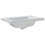 Lavabo de baño rectangular cerámica blanco 71x48x19,5 cm de vidaXL, Lavabos - Ref: Foro24-153710, Precio: 68,14 €, Descuento: %