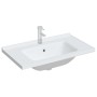 Lavabo de baño rectangular cerámica blanco 81x48x19,5 cm de vidaXL, Lavabos - Ref: Foro24-153711, Precio: 114,60 €, Descuento: %