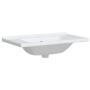 Lavabo de baño rectangular cerámica blanco 81x48x19,5 cm de vidaXL, Lavabos - Ref: Foro24-153711, Precio: 114,60 €, Descuento: %