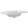 Lavabo de baño rectangular cerámica blanco 81x48x19,5 cm de vidaXL, Lavabos - Ref: Foro24-153711, Precio: 114,60 €, Descuento: %