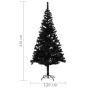 Árbol de Navidad artificial con soporte negro PVC 210 cm de vidaXL, Arboles de navidad - Ref: Foro24-321002, Precio: 50,90 €,...