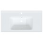 Lavabo de baño rectangular cerámica blanco 91,5x48x19,5 cm de vidaXL, Lavabos - Ref: Foro24-153712, Precio: 139,36 €, Descuen...