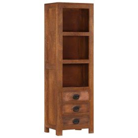 Sideboard with 3 drawers solid mango wood 40x30x130 cm by vidaXL, Sideboards - Ref: Foro24-247939, Price: 267,56 €, Discount: %