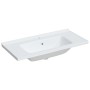 Lavabo de baño rectangular cerámica blanco 100x48x19,5 cm de vidaXL, Lavabos - Ref: Foro24-153713, Precio: 163,99 €, Descuent...