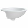 Lavabo de baño ovalado cerámica blanco 52x46x20 cm de vidaXL, Lavabos - Ref: Foro24-153714, Precio: 83,57 €, Descuento: %